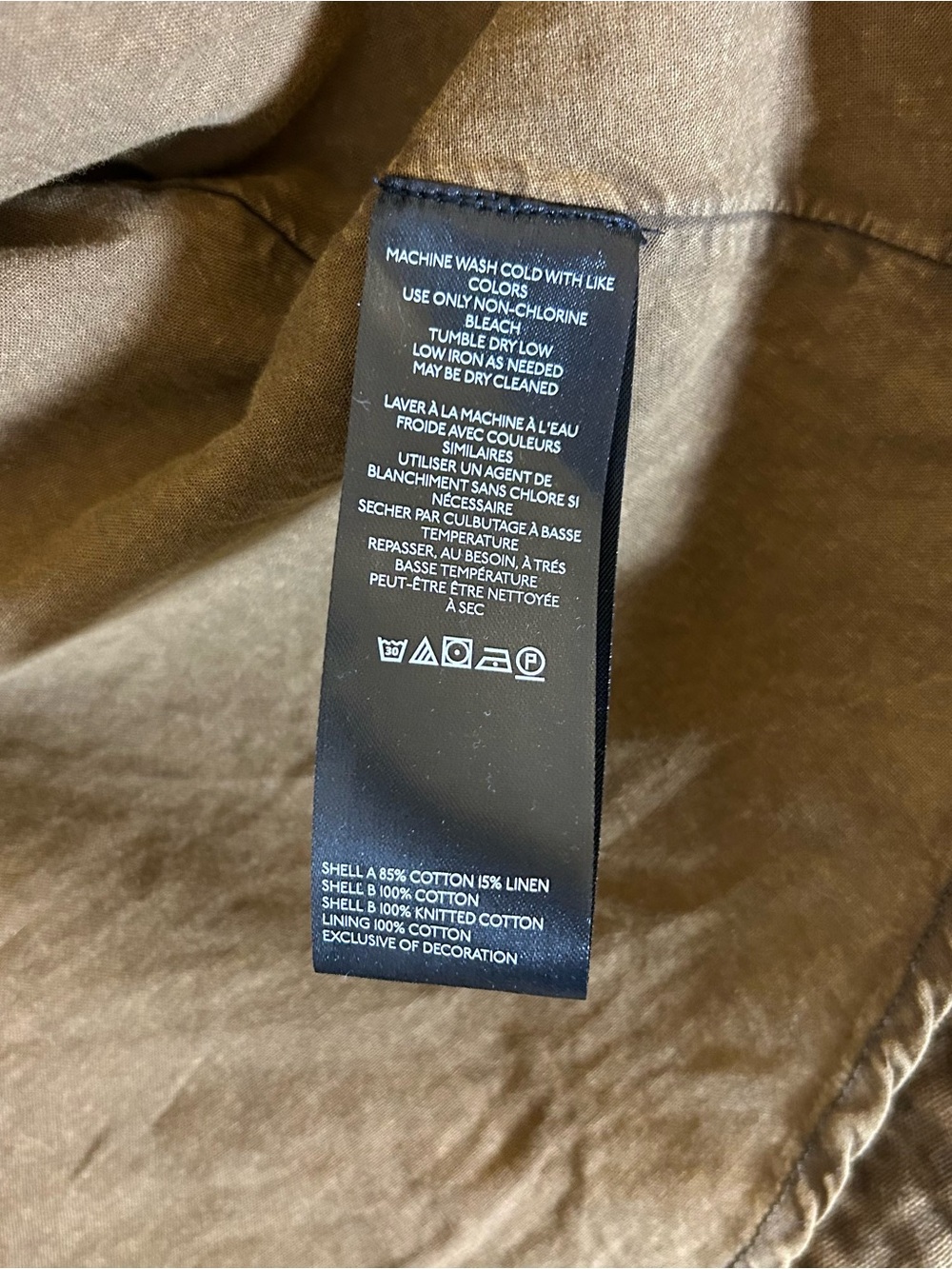 We The Free Surplus Future Parka XL Khaki Funnel Hooded Gorpcore Boho Hiking - Picture 13 of 13